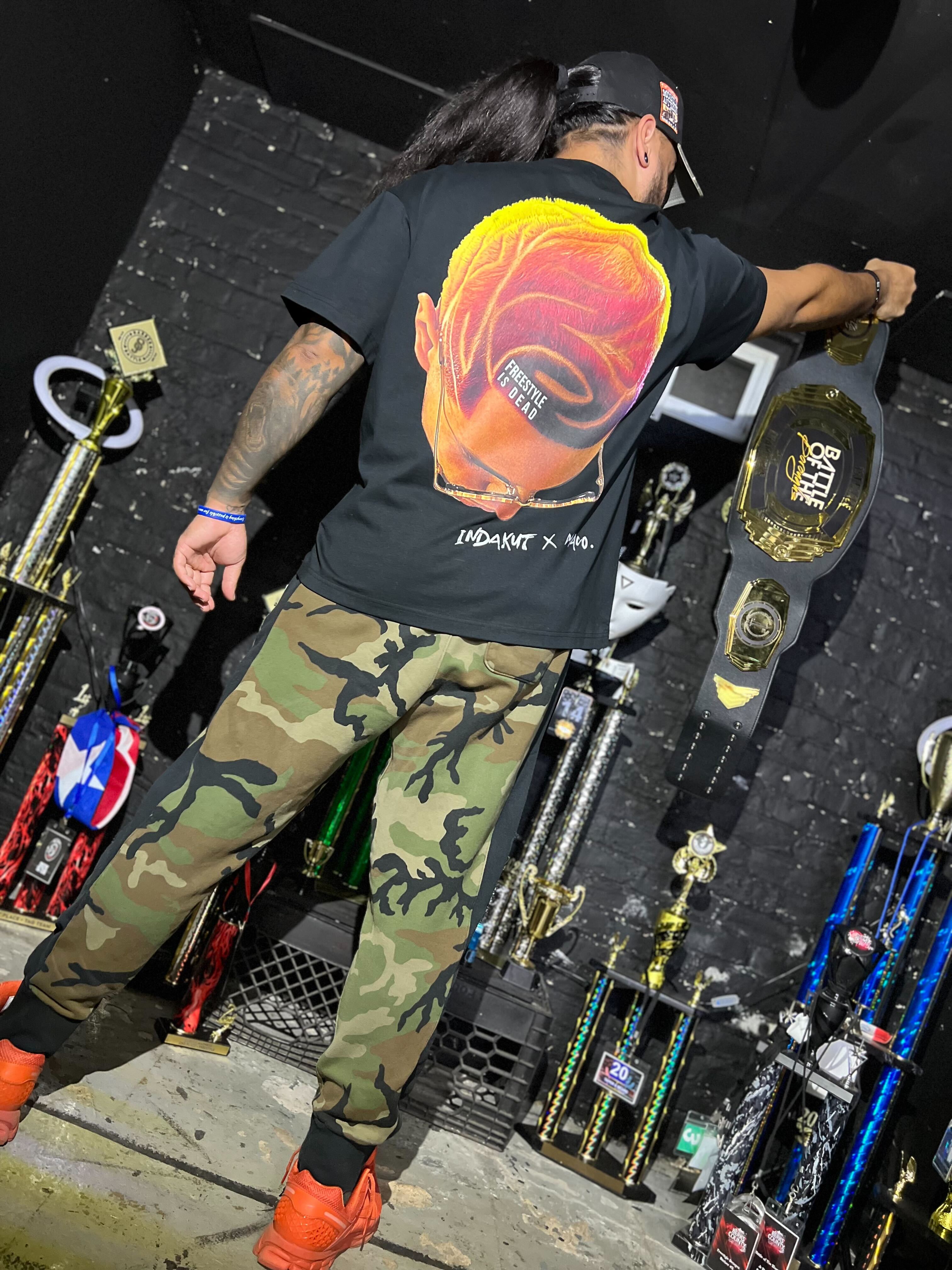 "FREESTYLE IS DEAD" X INDAKUTTSTUDIO Classic Loose Boxy Tee