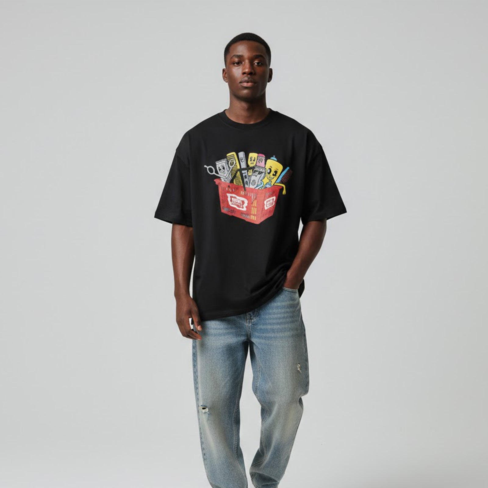 BASKETCASE Barber Supply Tee